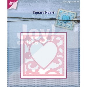Joy crafts 6002/0445 - Square Heart