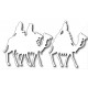 Frantic Stamper FRA-Die-09244 - Three Wise Men Silhouette