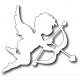 Frantic Stamper FRA-Die-09321 - Cupid Left