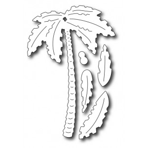 Frantic Stamper FRA-Die-09504 - Tall Palm Tree w/ Fronds