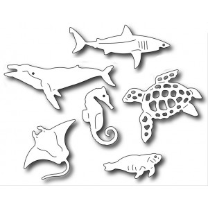 Frantic Stamper FRA-Die-09507 - Sea Creatures Icons