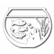 Frantic Stamper FRA-Die-09508 - Fishbowl