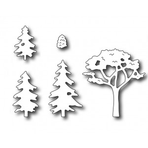 Frantic Stamper FRA-Die-09550 - Village Trees and Shrubs