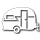 Frantic Stamper FRA-Die-09175 - Travel Trailer