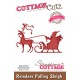 Cottage Cutz CCE312 - Reindeer Pulling Sleigh