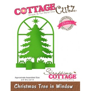 Cottage Cutz CCE297 - Christmas Tree In Window