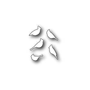 Poppystamps 1294 - Cheery Cardinals