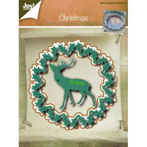 Joy crafts 6002/2049 - Christmas Rand / Deer