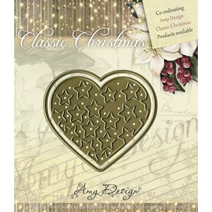 Find It Trading ADD10018 Amy Design Classic Christmas - Star-filled heart