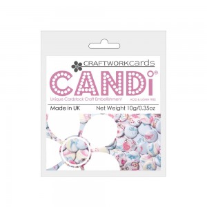 Craftwork Cards CW166 Candi Dot Printed Embellishments - Afternoon Tea