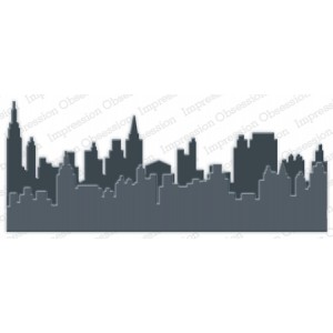 Impression Obsession DIE339-Z - City Landscape Layers