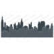 Impression Obsession DIE339-Z - City Landscape Layers
