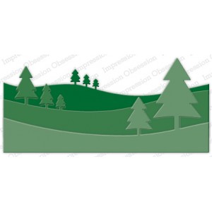 Impression Obsession DIE346-YY - Tree Landscape Layers