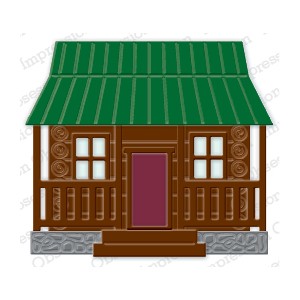 Impression Obsession DIE344-YY - Lg. Cabin