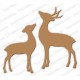Impression Obsession DIE306-Y - Deer and Doe