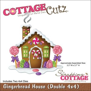 Cottage Cutz CC306D - Gingerbread House (Double 4x4)