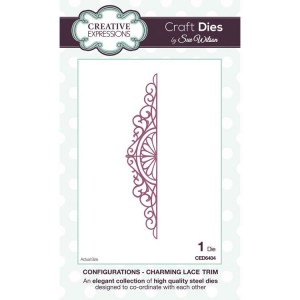 Creative Expressions CED6404 - Charming Lace Trim