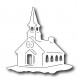 Frantic Stamper FRA-Die-09669 - Snow Globe Church