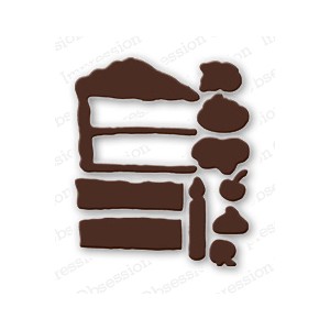 Impression Obsession DIE069-J - Cake Set