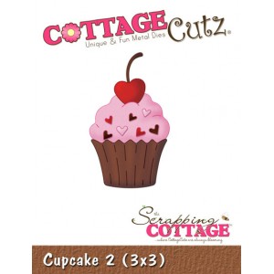 Cottage Cutz CC041 - Cupcake 2 Shape (3x3)