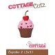 Cottage Cutz CC041 - Cupcake 2 Shape (3x3)