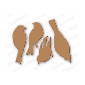 Impression Obsession DIE033-J - Bird Die Set