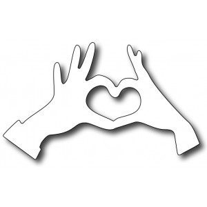 Frantic Stamper FRA-Die-09707 - Love Hands