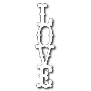 Frantic Stamper FRA-Die-09705 - Vertical LOVE